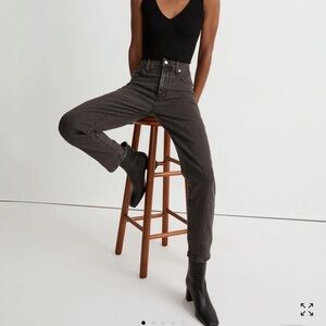 Women's Madewell Perfect Vintage Jeans (Lunar Wash/Black)